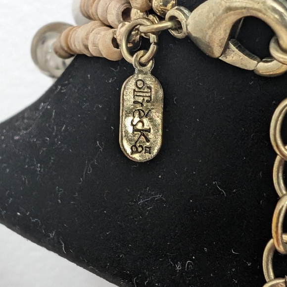 Treska Mixed Material Necklace, Bracelet, Earring Set - Picture 9 of 13